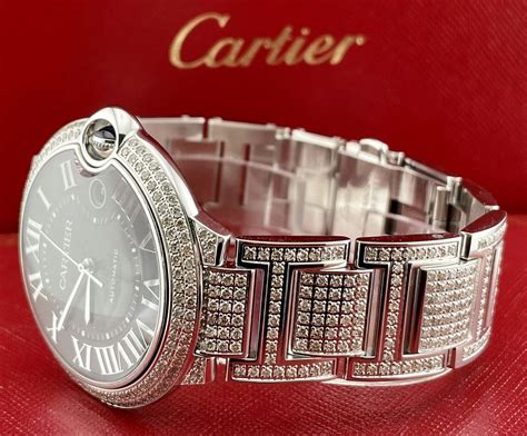 ballon bleu de cartier 42mm|cartier ballon bleu iced out.